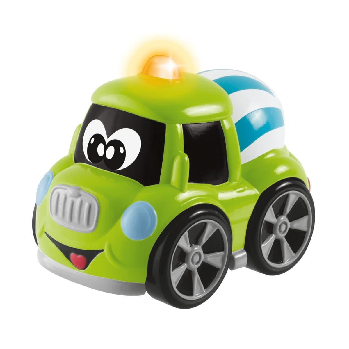 Chicco Sandy - Mini vehiculos de construcción con Luces y Sonidos, y Movimiento Libre de Ruedas