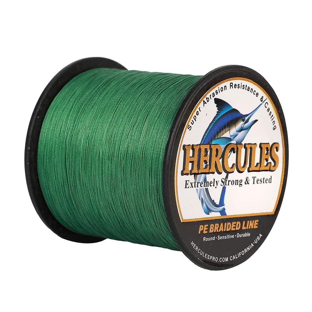 Hercules Sedal Trenzado de 4 Hilos, 100-2000 m, 6-100 LB, Súper Suave, Polietileno, Multifilamento Hilo Trenzado de Pescar en el mar y en el Agua
