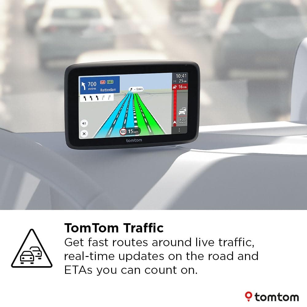 TomTom Truck Sat Nav GO Professional 2nd generation (6" Capacitive Touchscreen with Europe Maps and Real-Time Traffic Information, Designed for Truck, Lorry, Coach, Bus and Large Vehicles) — view 2
