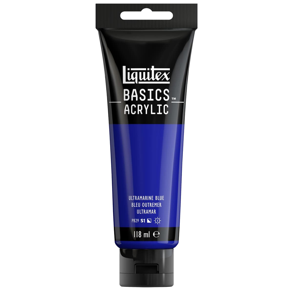 LIQUITEX Basics Acrylic Paint, Mars Black, 118 ml Tube — view 54