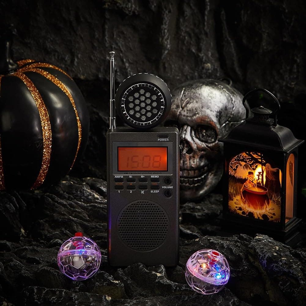 Ujjdwiurgh Spirit Box - Kit de equipo con 2 bolas LED para gato, 1 caja de espíritu, bocina, kit de equipo paranormal para oficina y exteriores — view 5