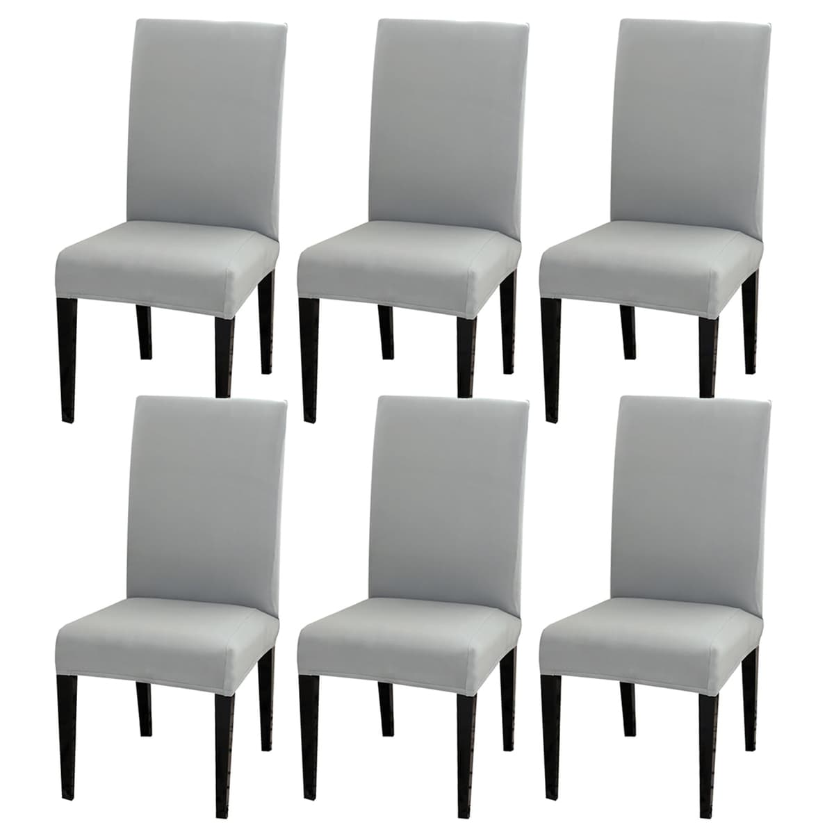 Dining Room Chair Covers Slipcovers Set of 4, Stretch Removable Washable Dining Chair Protector Decoration Cover Seat Slipcover for Hotel, Ceremony, Banquet, Kitchen, Restaurant, Home — view 26