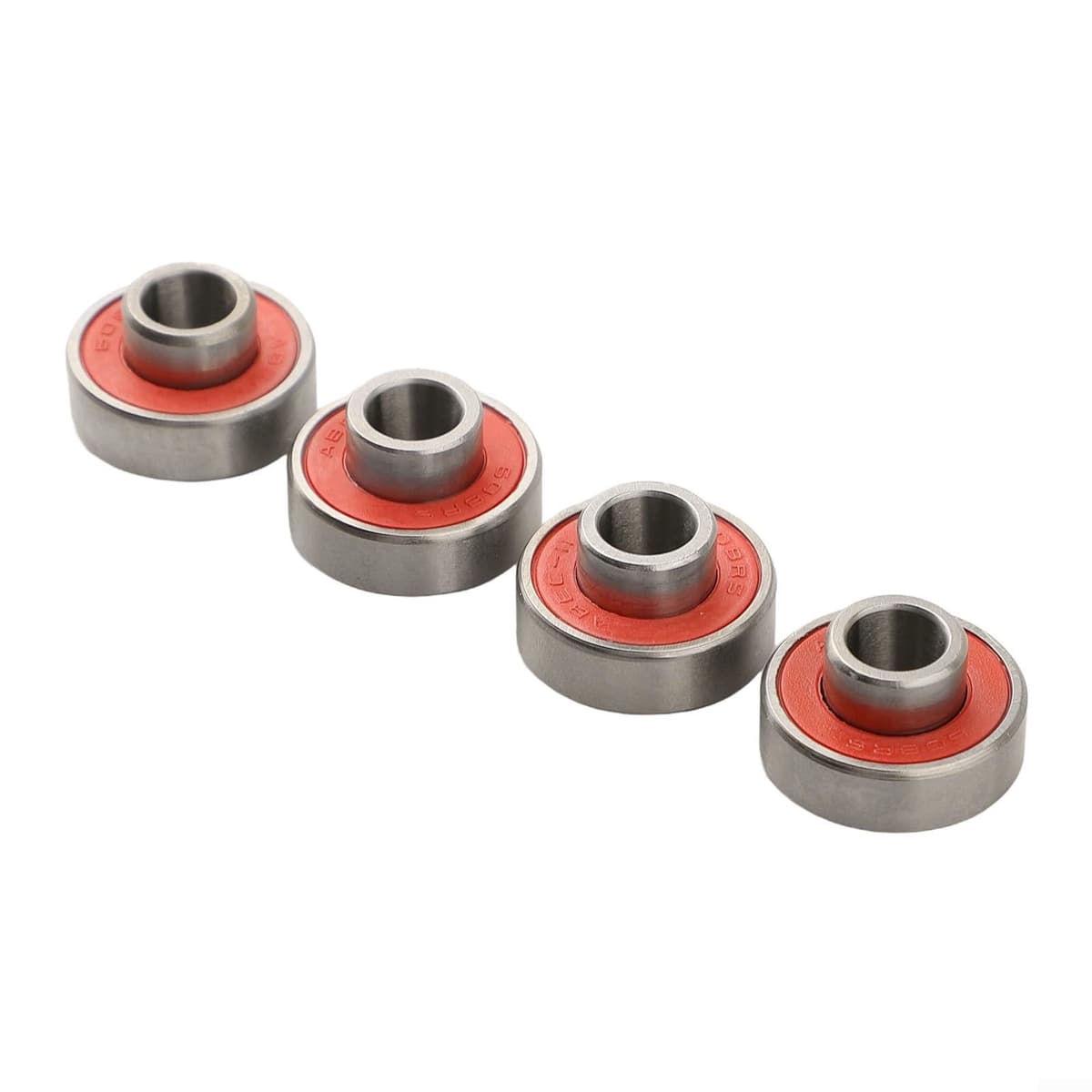 608-2RS ABEC-11 Rodamientos blindados para monopatín de alta velocidad 8 x 22 x 12,6 mm, paquete de 4 (rojo 4 piezas) — view 2