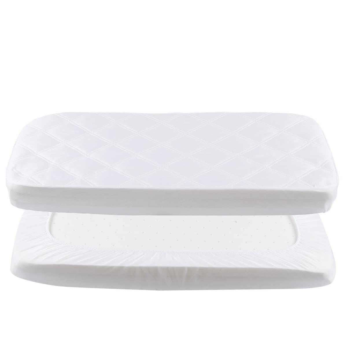 Yoofoss Waterproof Baby Mattress Protector 70 x 140 cm Adjustable Fitted Sheet Removable and Washable for Cot Bed — view 11