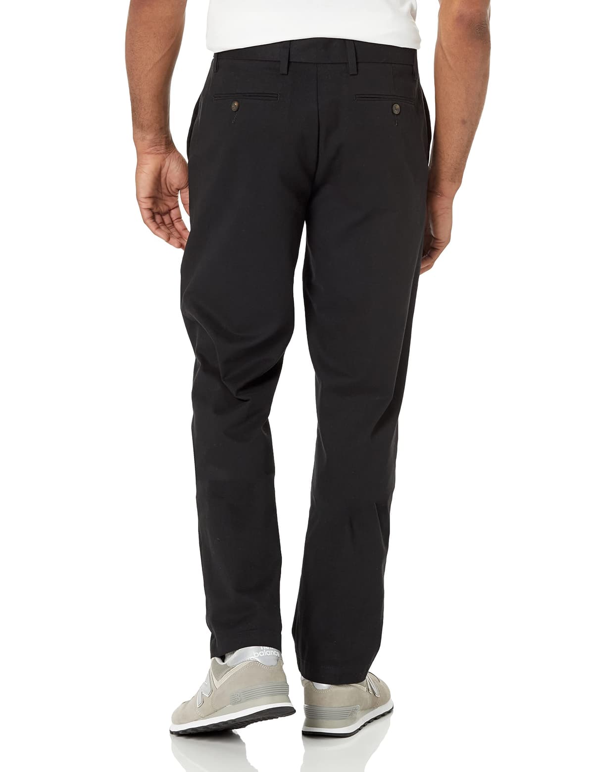Amazon Essentials Men's Straight Fit Wrinkle-Resistant Flat-Front Casual Chino Trousers — view 2