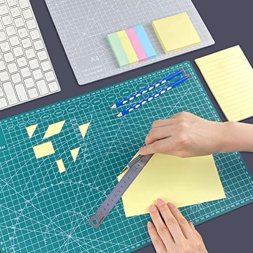 Self Healing Sewing Mat, Exacto Knife Precision Carving Craft Hobby Knife Kit for DIY Art Work Cutting, Hobby, Stencil, Scrapbooking-A4(9"x12") — view 3