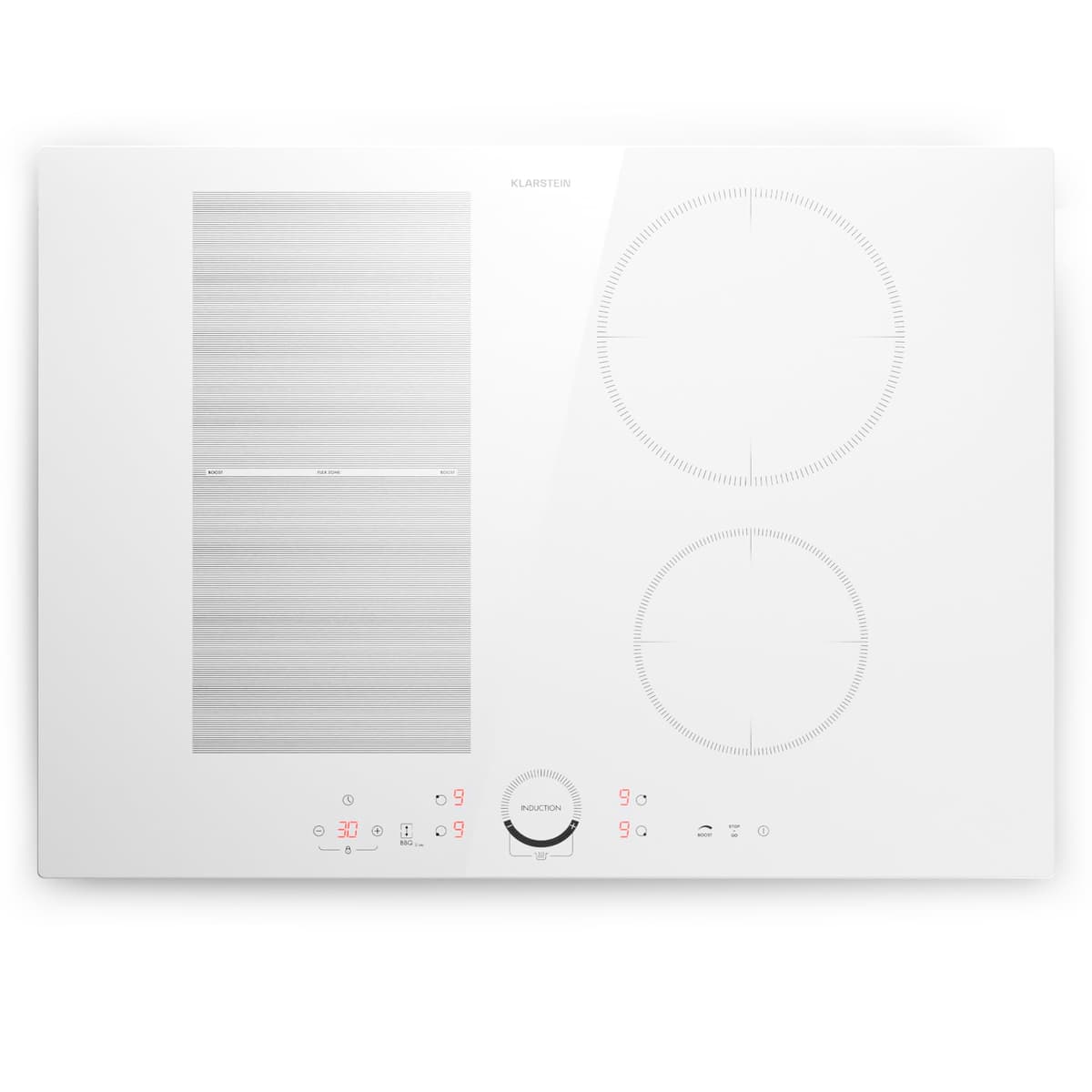 Klarstein Induction Hob, 9300W Electric Hobs Induction Cooker, 5 Ring Electric Pan Hob, Built-In Table Top Cookers w/ 5 Hobs, Touch Control, Inductions Heater Cooktops, Hot Plates for Cooking — view 23