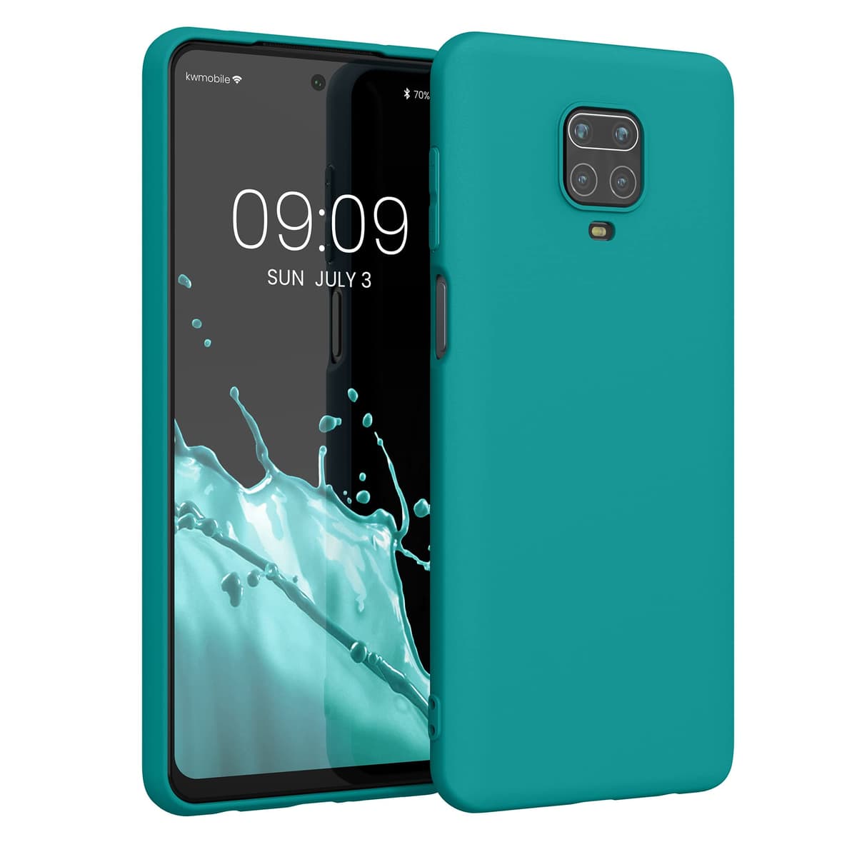 kwmobile Carcasa Compatible con Xiaomi Redmi Note 14 Pro 5G / Poco X7 Funda - Funda Ultrafina de TPU con Bordes elevados - Lavanda Metalizado — view 312