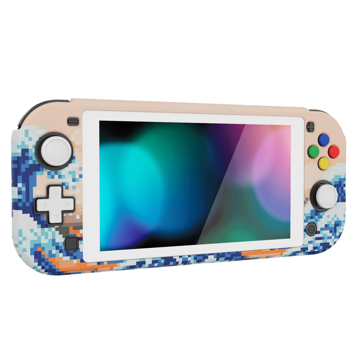 playvital ZealProtect Protective Case for Nintendo Switch Lite, Hard Shell Grip Cover for Nintendo Switch Lite w/Screen Protector & Thumb Grip Caps & Button Caps - Antique Yellow — view 78