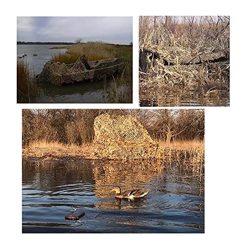 TENCEN Dual Mesh Custom Camouflage net for Blind Decor Courtyard Sunshade Photo Camp Fish Farm Factory Shelter Car Concealment Party Exhibit Backdrop Curtain Ceiling Fence Canopy Cover — view 6