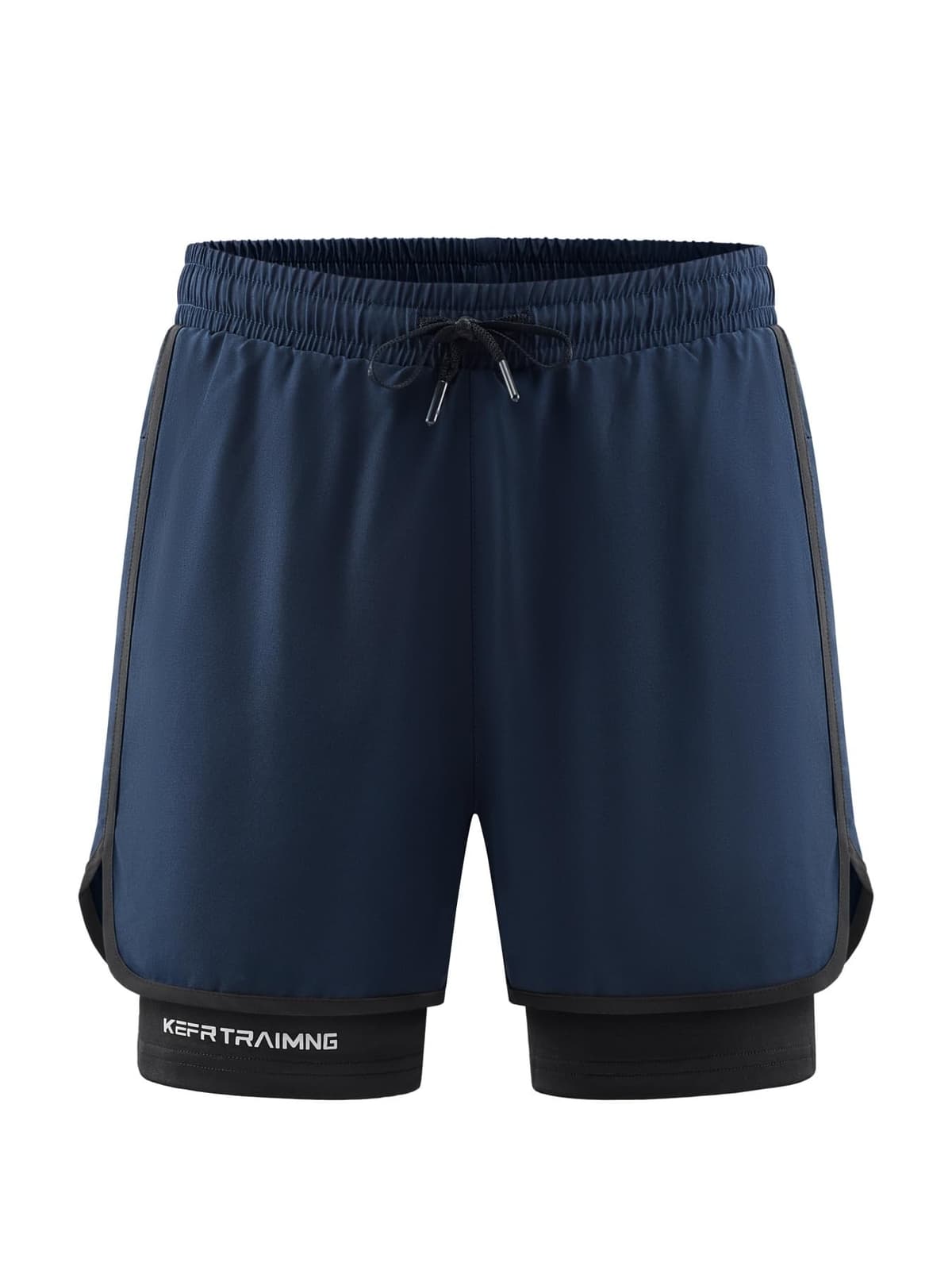 Pantalones cortos deportivos 2 en 1 para hombre, de secado rápido, ligeros, con bolsillos — view 2