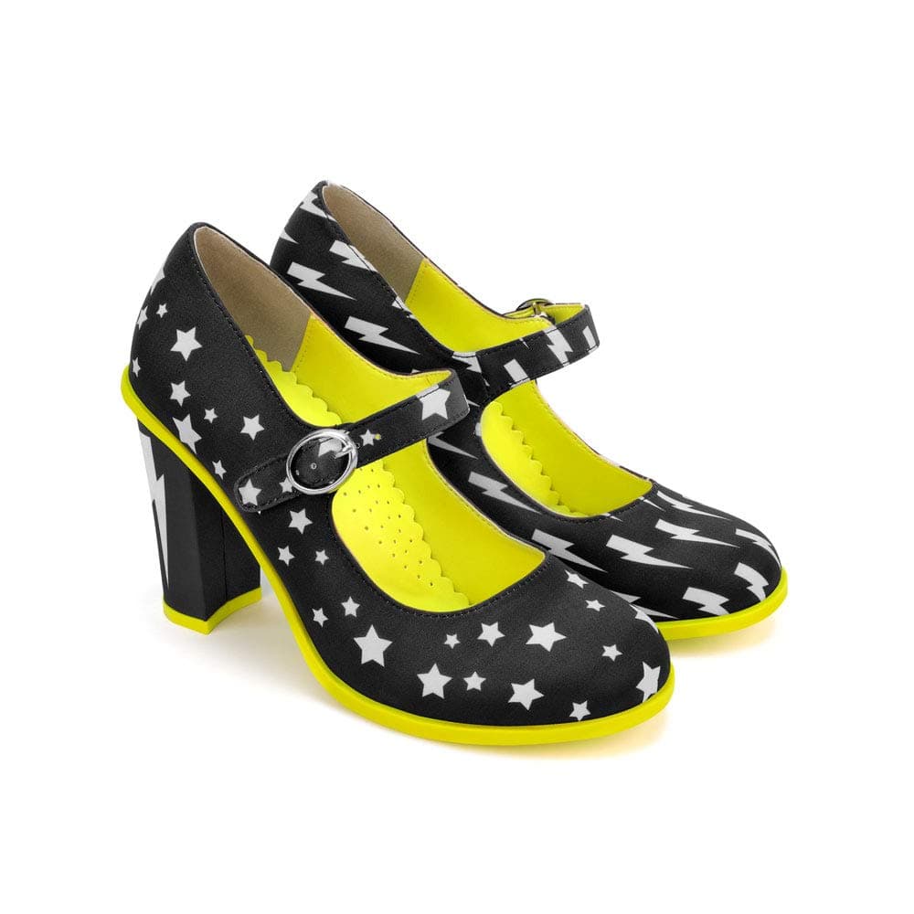 Hot Chocolate Design Chocolaticas Funky Canvas Women's Mary Jane Flat Shoes — view 7