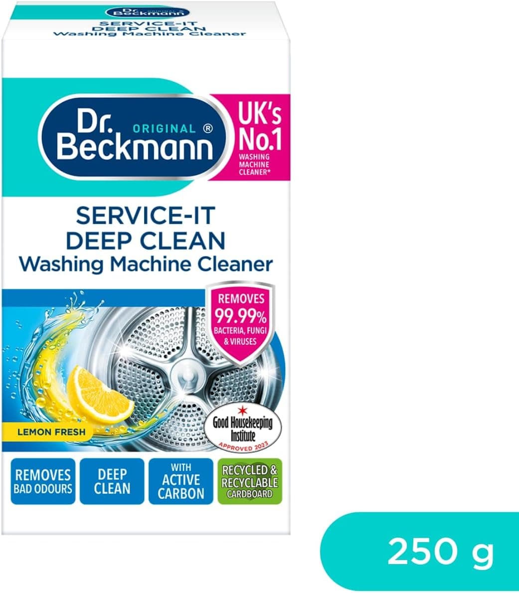 Dr. Beckmann Service-it Deep Clean Washing Machine Cleaner | Removes 99,99 % of bacteria and fungi and viruses | eliminates bad odours | 250 g — view 3