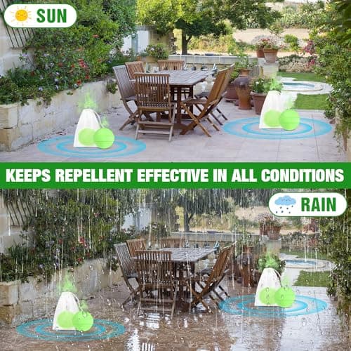 24 Pcs Natural Mouse Rodent Repellent, Peppermint Oil Mouse Deterrent, Against Mice Indoor Outdoor Use for Kitchen, Basement, Car Engines, RV Garage — view 5