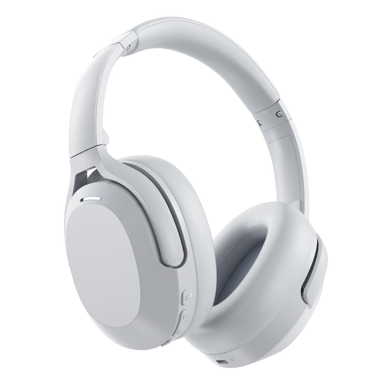 Rebocico Active Noise Cancelling Headphones, Wireless Bluetooth Over-Ear Headphone with Microphone,120H Playtime, Foldable Overhead Headphones with Deep Bass, Fast Charging for Home Travel Office — view 11