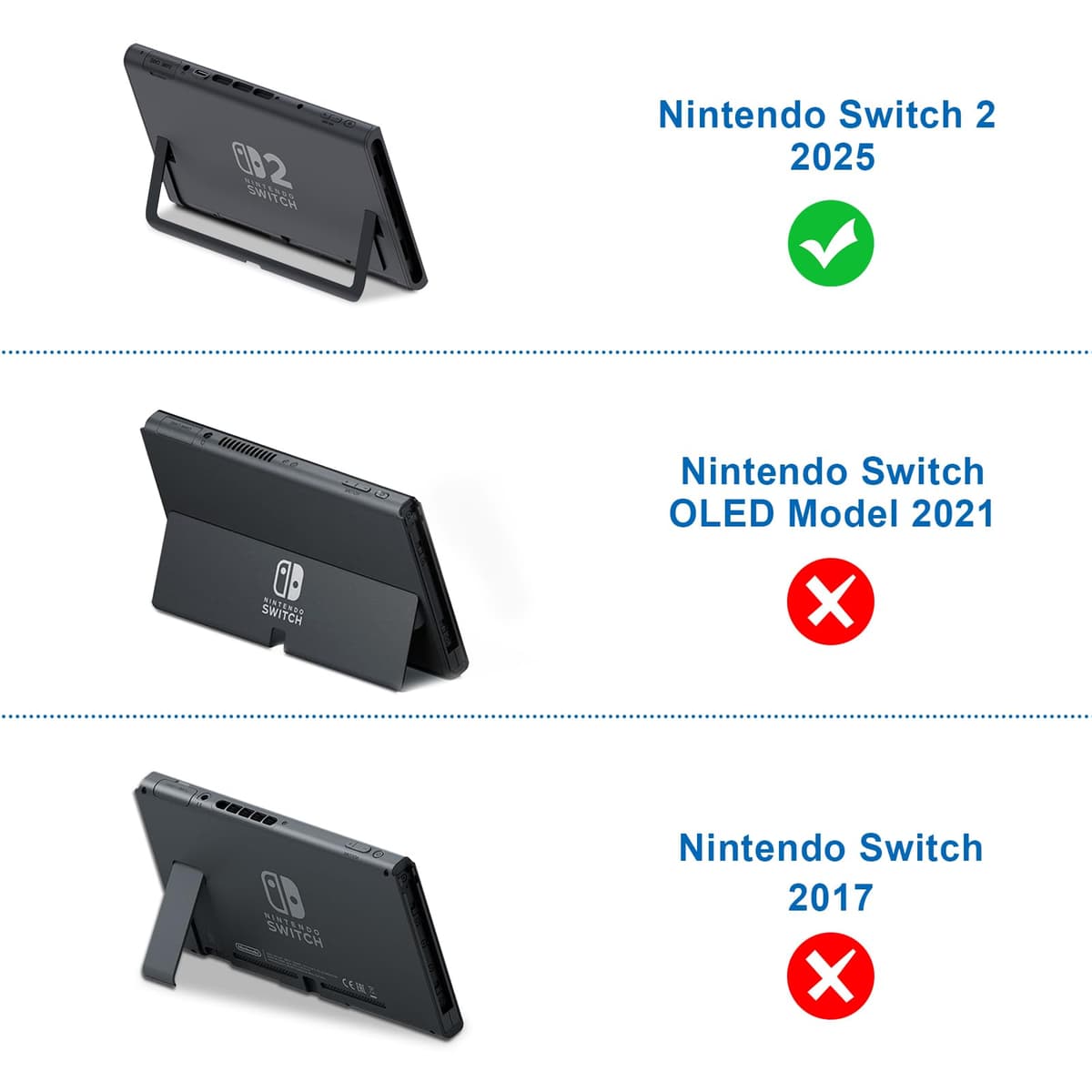 FINTIE Carrying Case for Nintendo Switch 2 (2025) - [Shockproof] Hard Shell Protective Cover Portable Travel Bag with Game Card Slots & Inner Pocket for Accessories, Fantasy Ombre — view 2
