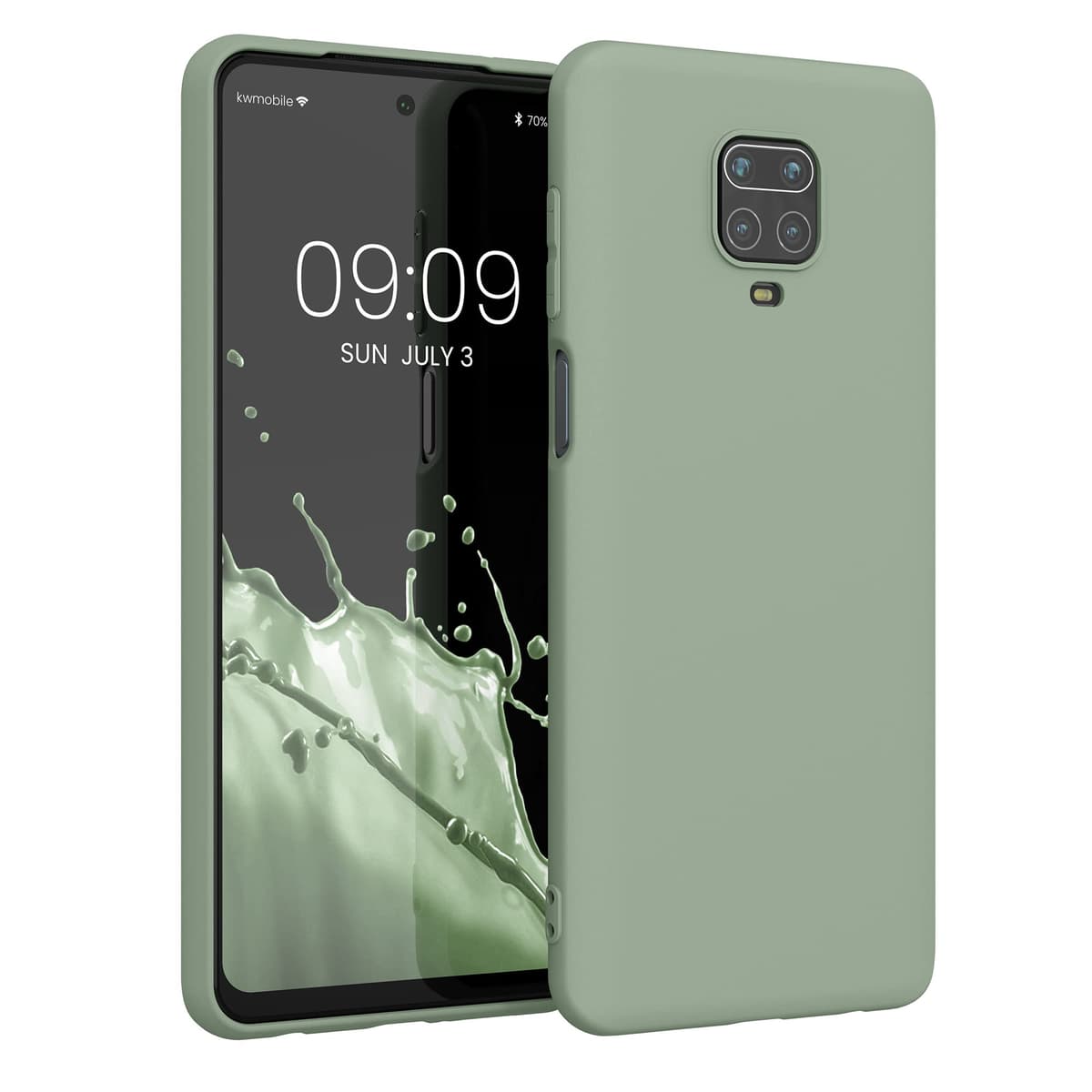 kwmobile Carcasa Compatible con Xiaomi Redmi Note 14 Pro 5G / Poco X7 Funda - Funda Ultrafina de TPU con Bordes elevados - Lavanda Metalizado — view 124