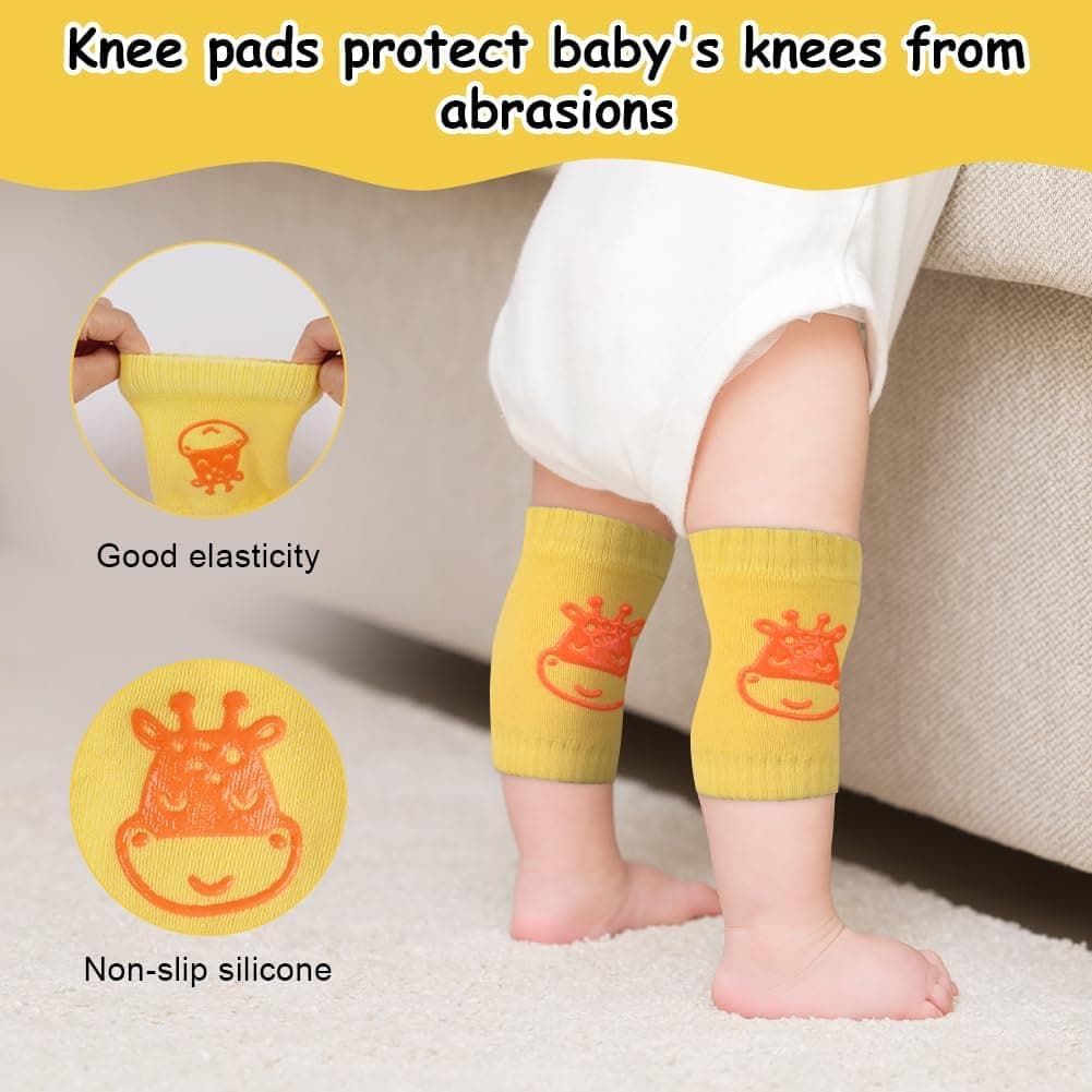 Vicloon Protector de Cabeza para Bebe, Cojín Protector Seguridad Bebe con Rodilleras, Anti-Caídas Almohada Protección Bebé, Almohadilla Protectora de Cabeza para Gatear y Caminar-Abeja — view 4