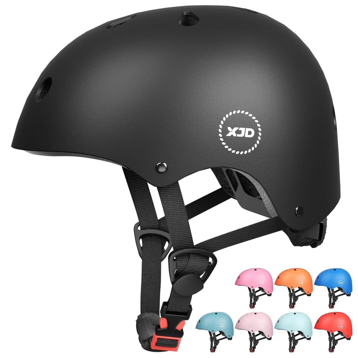 XJD Casco de Ciclismo para Niños Ajustable Casco Bicicleta Niño Casco Infantil Patinete Rollerskate de 3 a 14 Años Protecciones para Múltiples Deportes