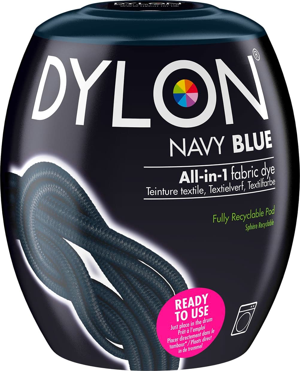 Dylon Washing Machine Fabric Dye Pod Intense Black, 350g, Packaging May Vary — view 17