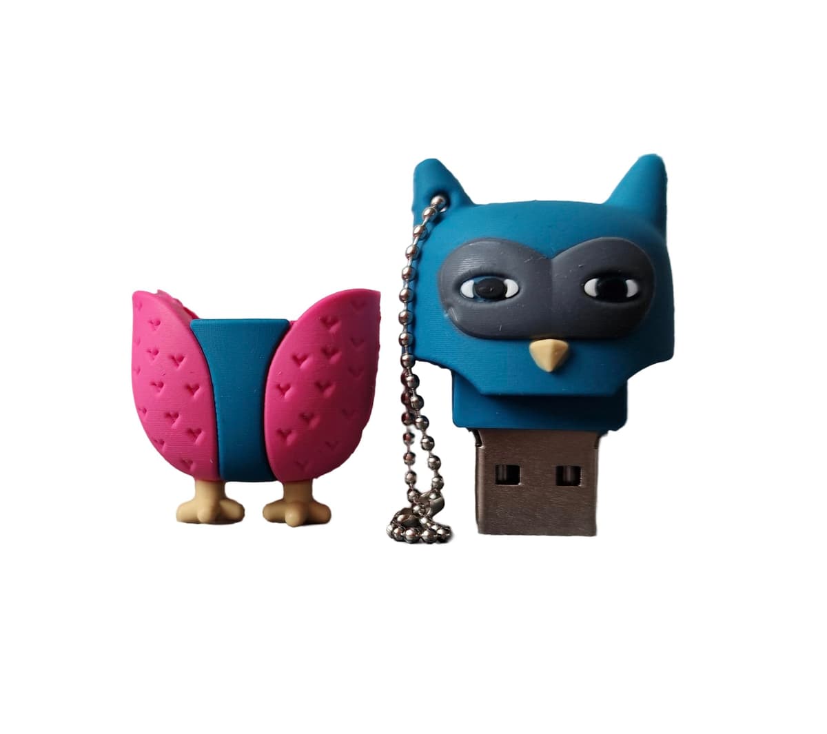 Ulticool - Búho 8 GB - Owl - Memoria Almacenamiento de Datos – USB Flash Pen Drive Memory Stick - Rosa y Azul — view 2