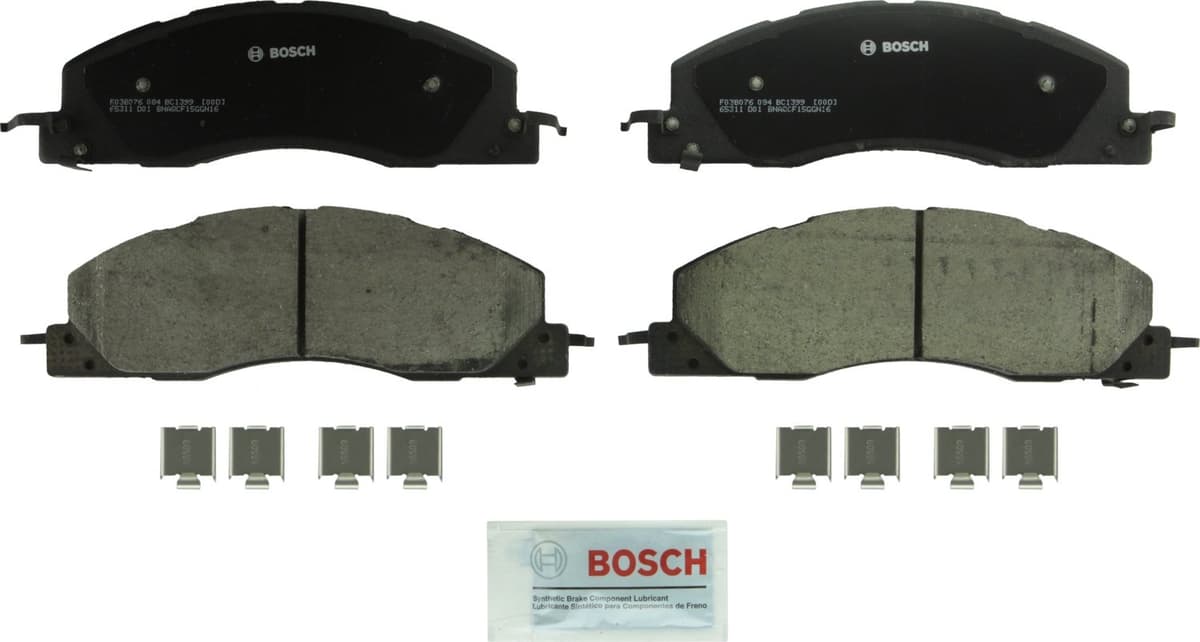 Bosch BC914 QuietCast Premium Ceramic Disc Brake Pad Set For: Acura ILX; Honda Accord, Civic, CR-V, Element, Fit, Front — view 79