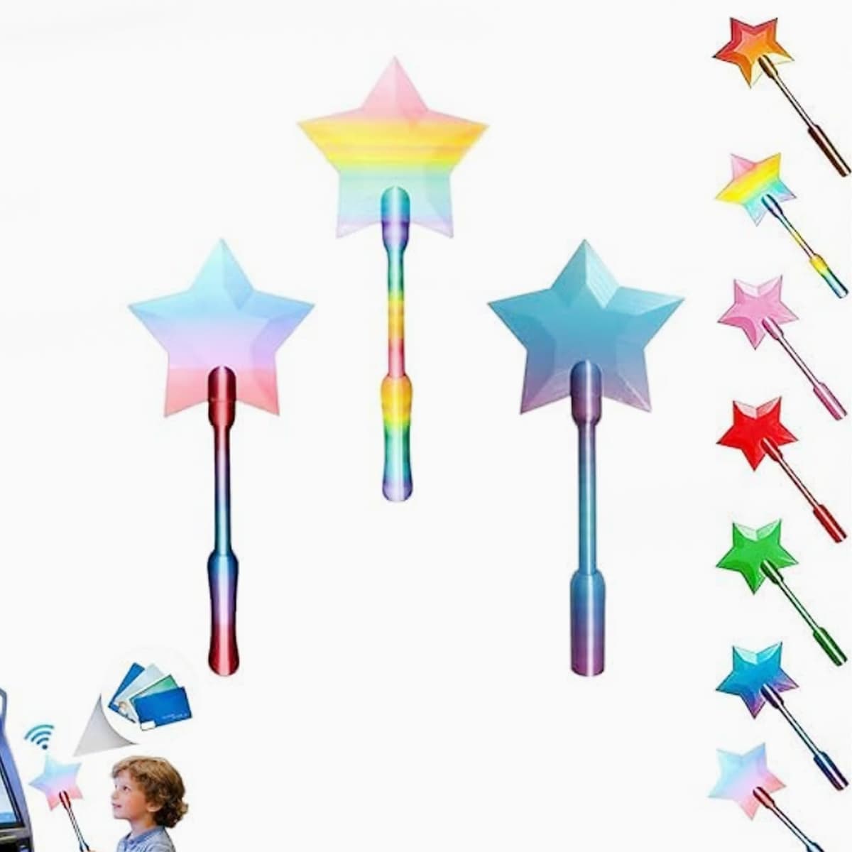 Magic Fairy Fairy Wand Credit Card Holder, Fairy Wand Credit Card Holder - 3D Printed Tap to Pay-Contactless Payment Holder (Style-C) — view 2