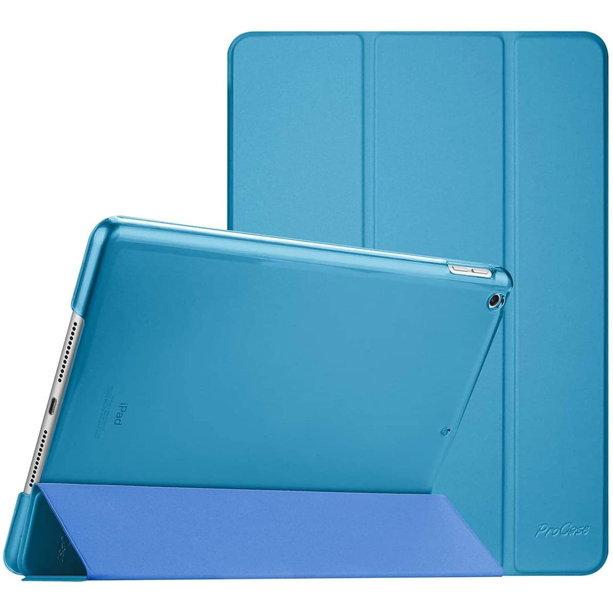 ProCase for iPad 9th/ 8th/ 7th Generation Case 10.2 Inch (2021/2020/2019 Release), 10.2 iPad Case 9th/ 8th/ 7th Gen Cover, Slim Smart Cover with Translucent Hard Shell Back -AntiqueMoss — view 12
