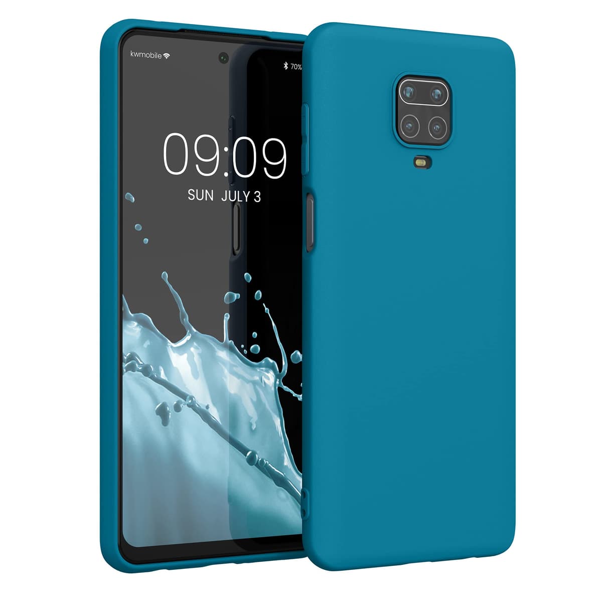 kwmobile Carcasa Compatible con Xiaomi Redmi Note 14 Pro 5G / Poco X7 Funda - Funda Ultrafina de TPU con Bordes elevados - Lavanda Metalizado — view 10