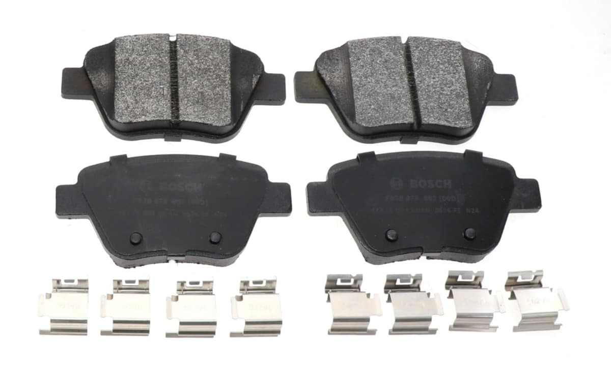 Bosch BC914 QuietCast Premium Ceramic Disc Brake Pad Set For: Acura ILX; Honda Accord, Civic, CR-V, Element, Fit, Front — view 121