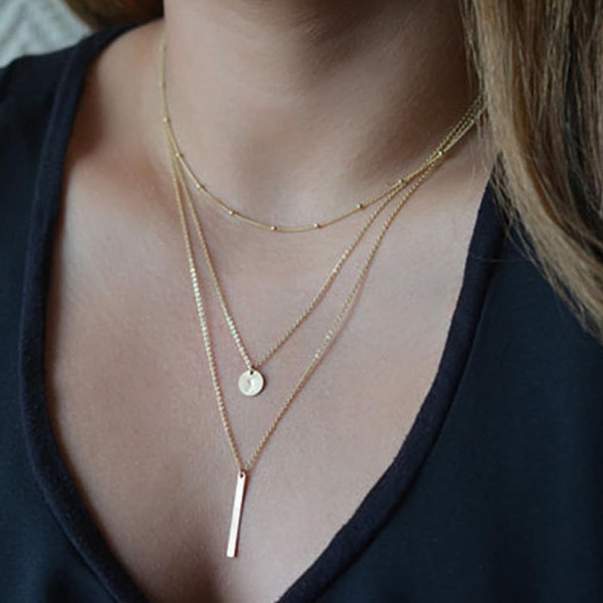 Joyas de Mujer - Set de 40 Piezas: Brazalete Dorado, Cadena y Collar Oro, Gargantilla y Choker Dorado, Bisutería, Joyería y Colgante para Mujeres, Oro — view 5