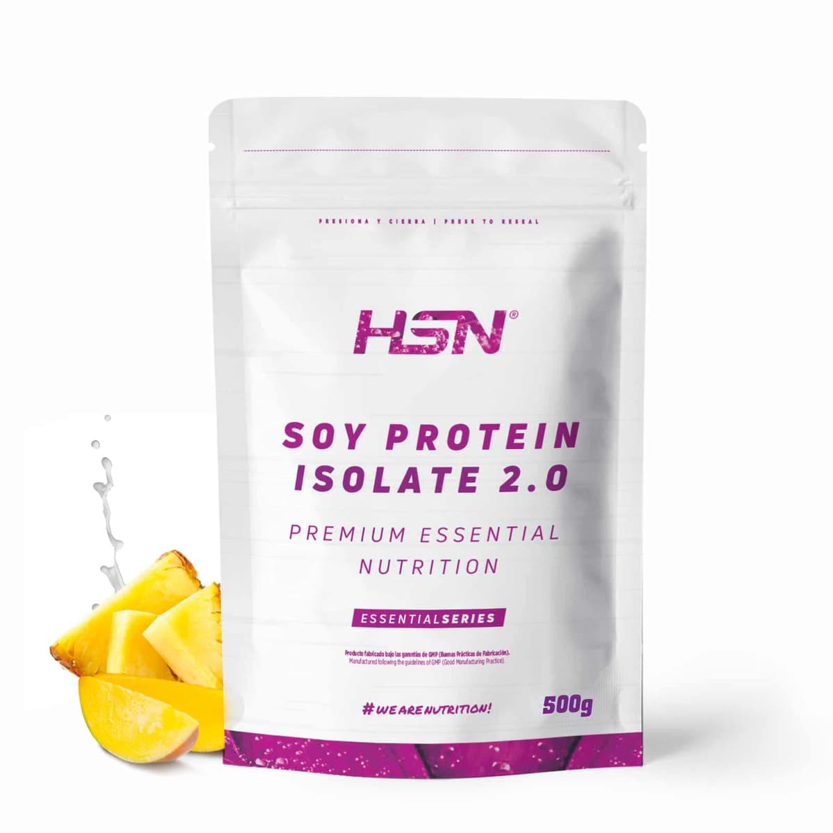 Proteína de Soja Aislada de HSN | Sabor Bombón de Chocolate y Avellanas 2 Kg = 67 Tomas por Envase | 100% Vegana | Soy Protein Isolate | No-GMO, Sin Gluten — view 14