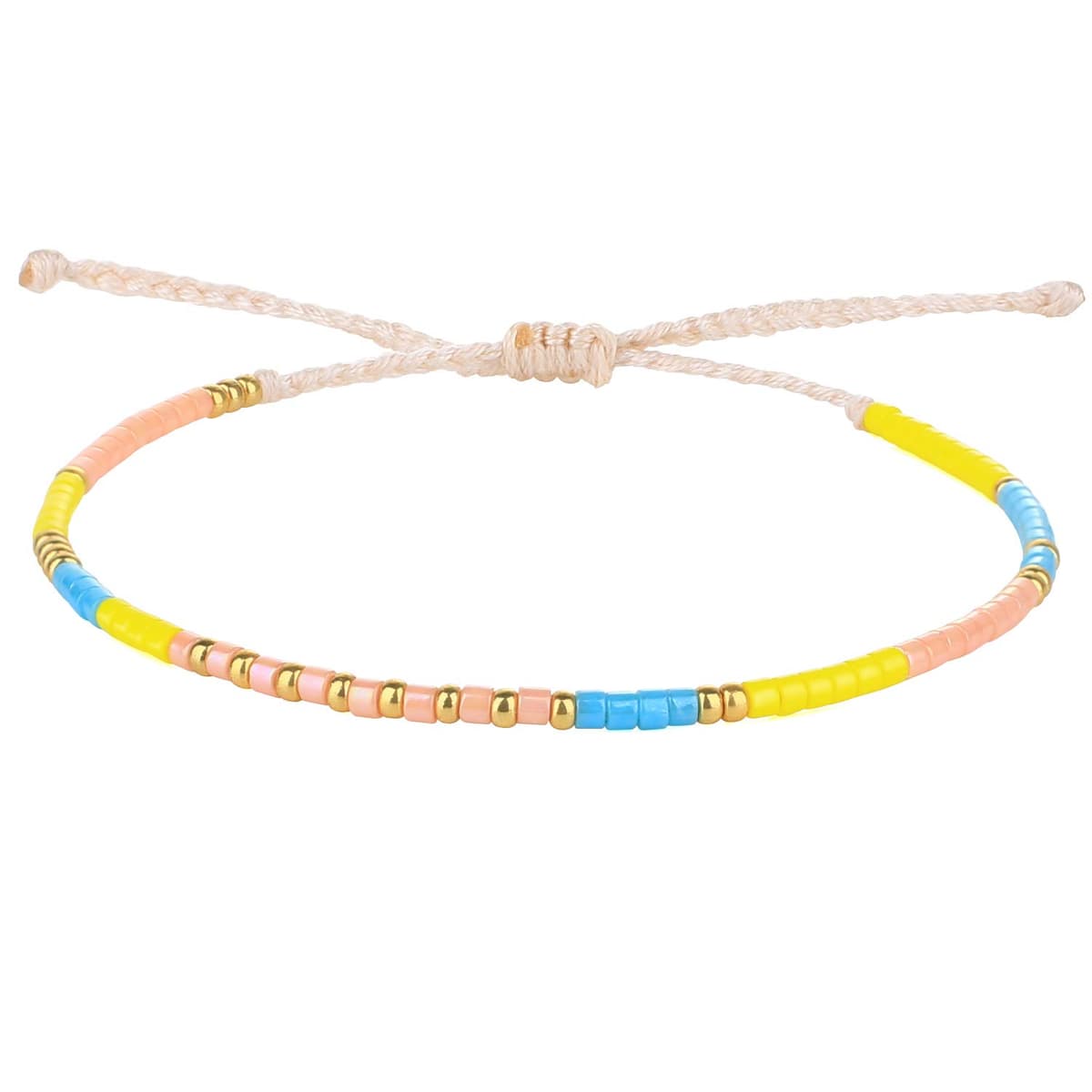 KELITCH Pulseras Amistad con Cuentas Concha Cristal Color Bohemio Pulsera Hecha A Mano Brazaletes Joyería para Mujer — view 53
