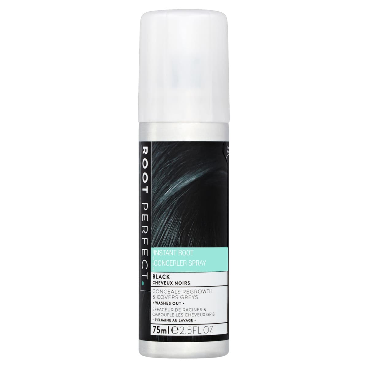 ROOT PERFECT Dark Brown Root Concealer Spray: Instant Gray Coverage, Temporary Hair Color Touch Up, Quick Salon Quality Dye for Women, 75ml — view 16