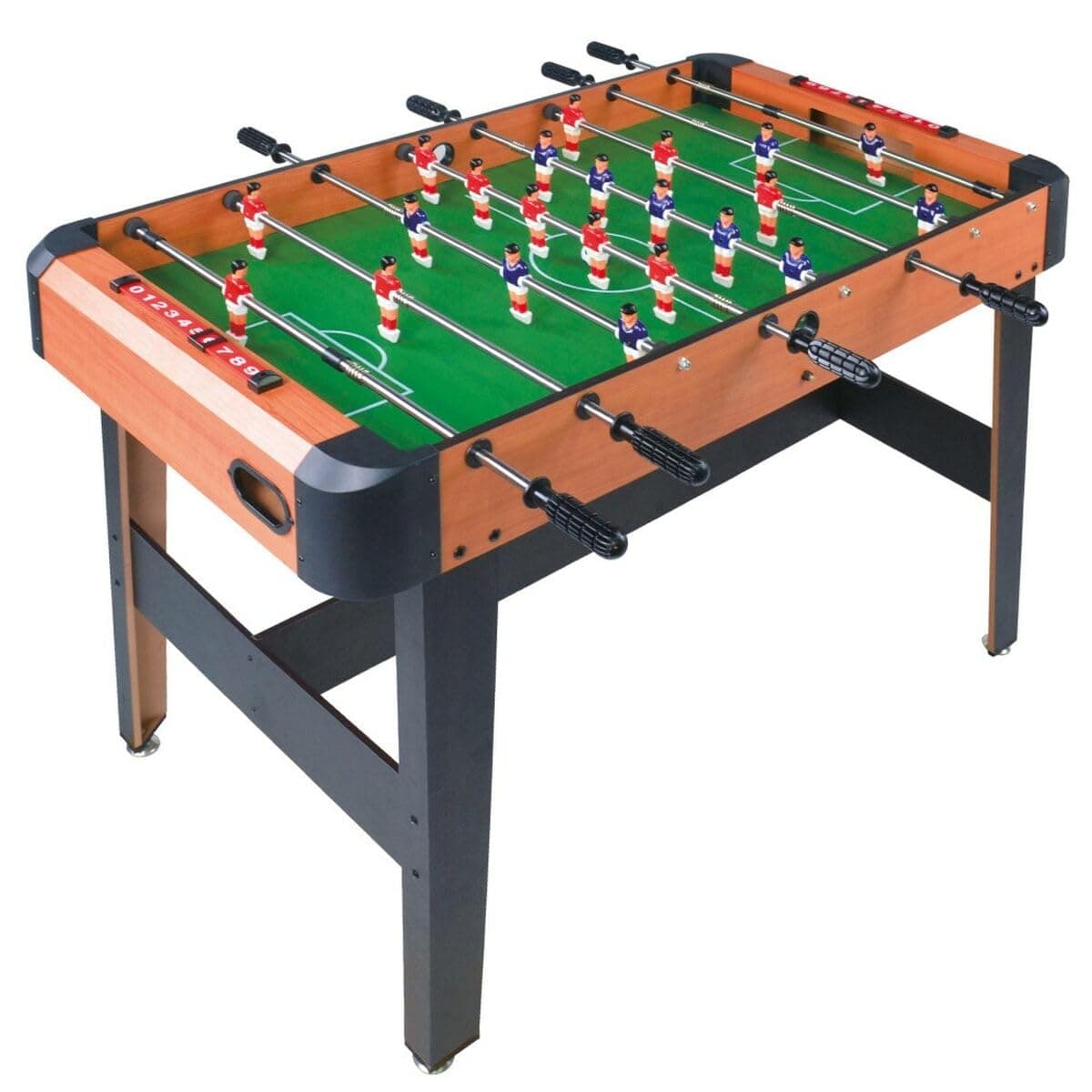ColorBaby 85432 CB Games Futbolín para niños y Adultos, De Madera de Haya Resistente, Patas Metal, Marcadores manuales, 2-4 Jugadores, 121x61x81 cm, Futbolines, Juegos fútbol niño, Juguetes 6 años — view 9