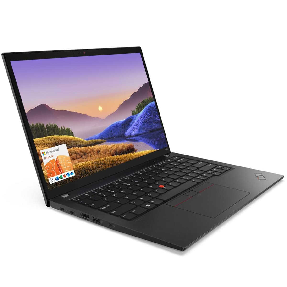 Lenovo Thinkpad T14s Laptop Win 11 Pro, 14" FHD(1920x1080), Intel Core i7-1165G7 Processor, 16GB RAM, 512GB SSD, US QWERTY Keyboard, Win11 Pro (Refurbished) — view 2