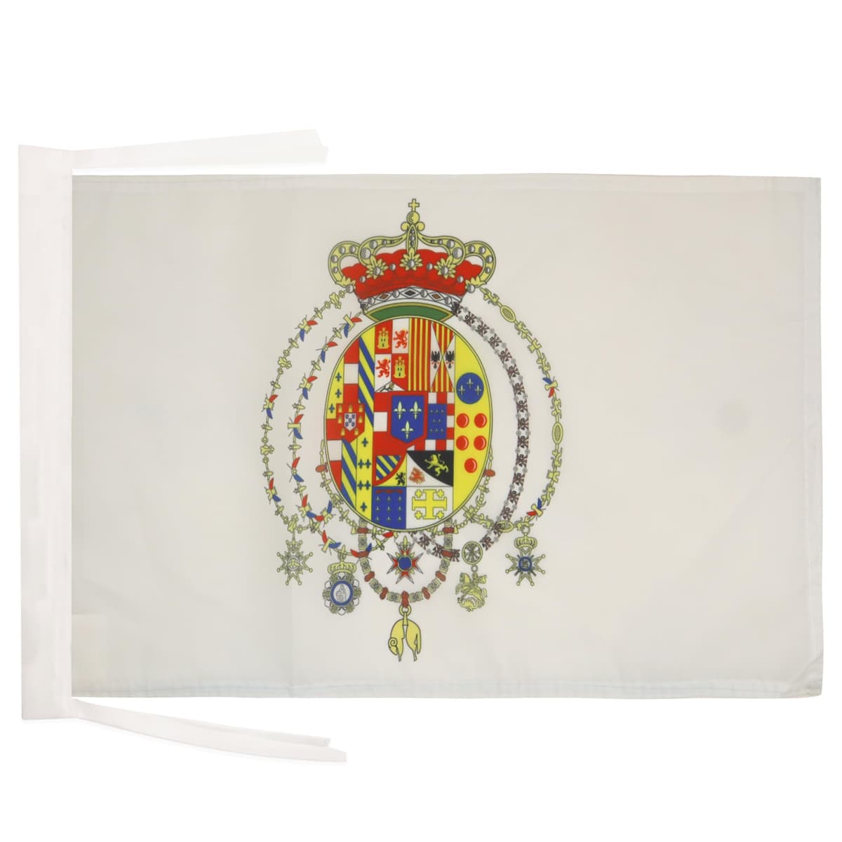 AZ FLAG Bandera de ESPAÑA SIN Armas 45x30cm - BANDERINA ESPAÑOLA SIN Escudo 30 x 45 cm cordeles — view 360