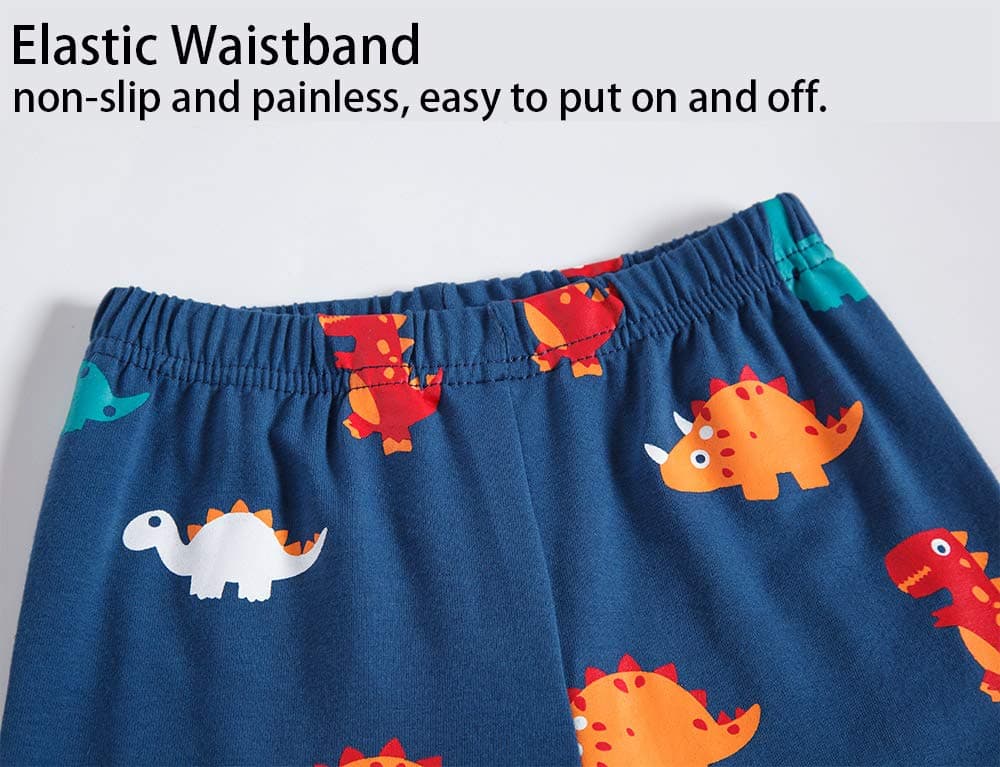 TEDD Boys Pyjamas Dinosaur Nightwear Cotton Toddler Clothes Kids Sleepwear Long Sleeve Christmas Pjs Sets 2 Piece Outfit Xmas Gift 1-12 Years — view 5