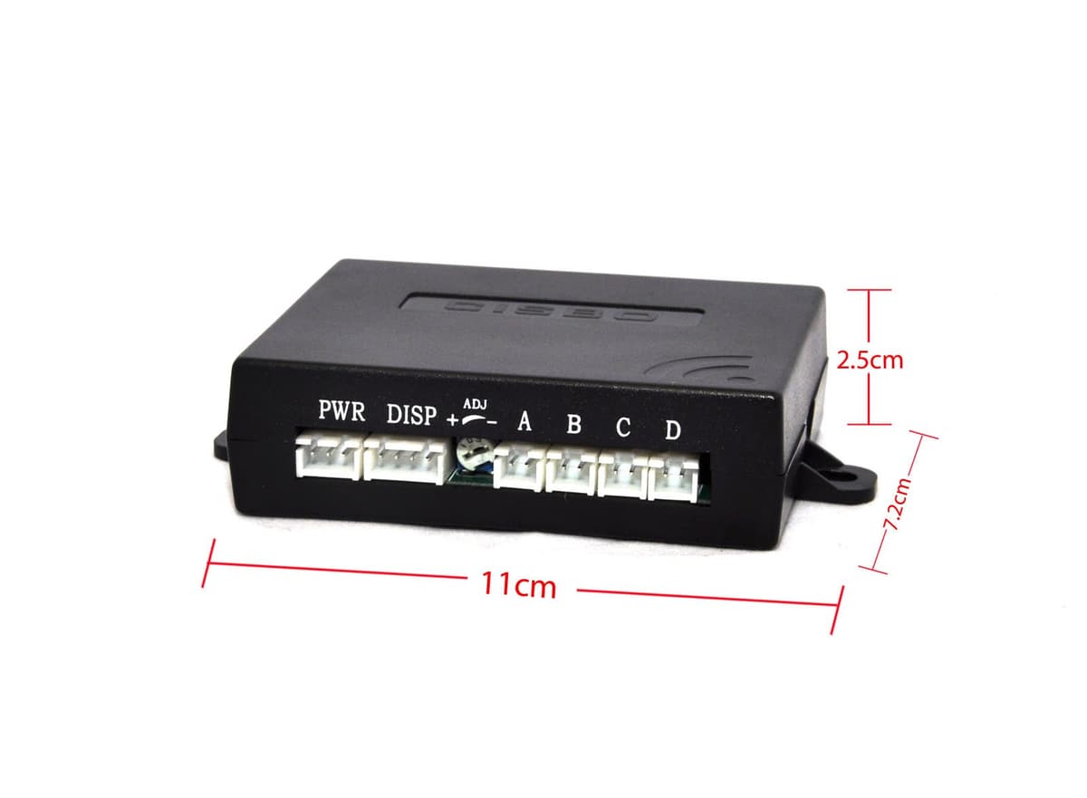 SB397 Parking Reverse Sensors Audio Buzzer Alarm Canbus Kit, Black, Set of 4 — view 2