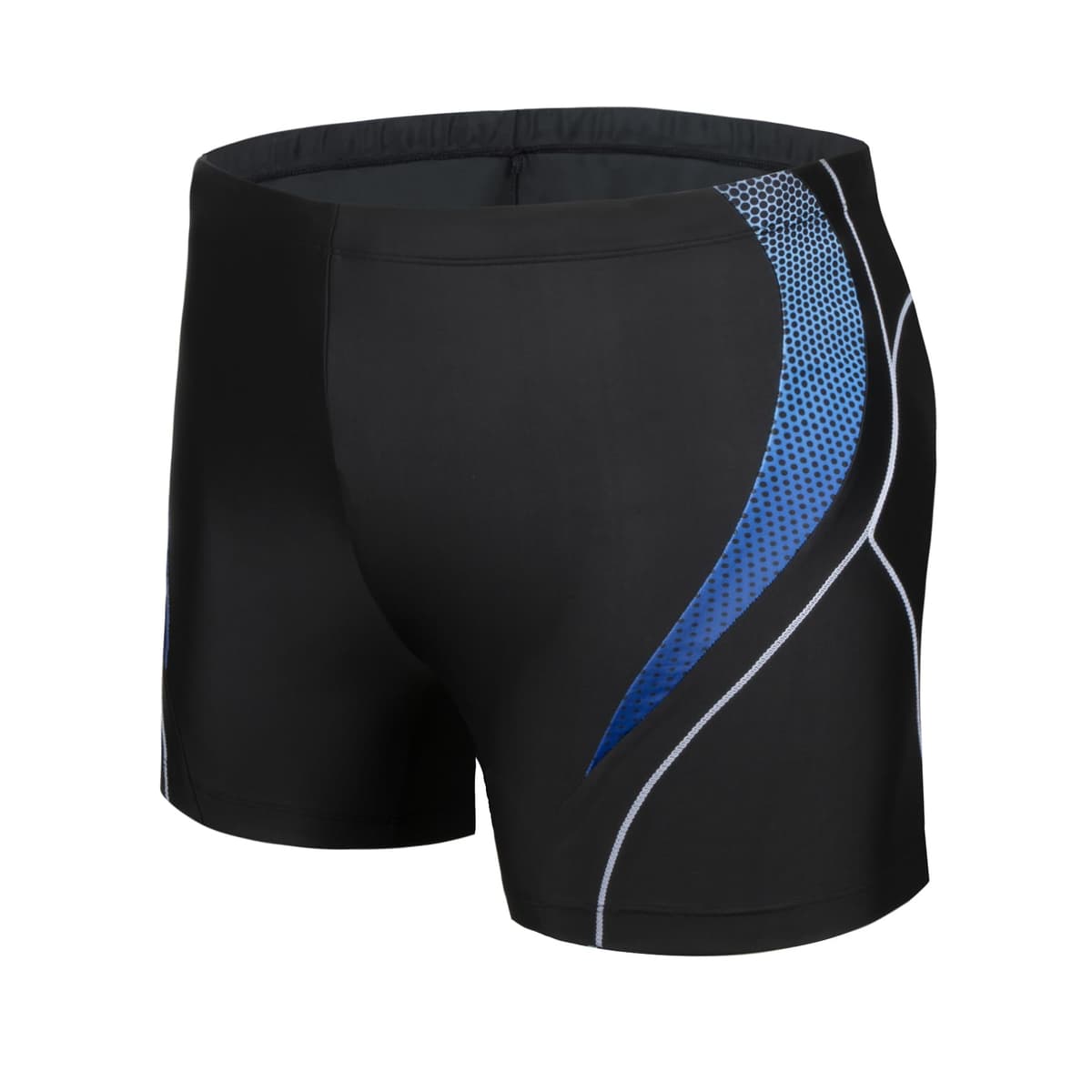 Bañador Hombre Natación Secado Rápido Bañadores Boxer con Cordón — view 11