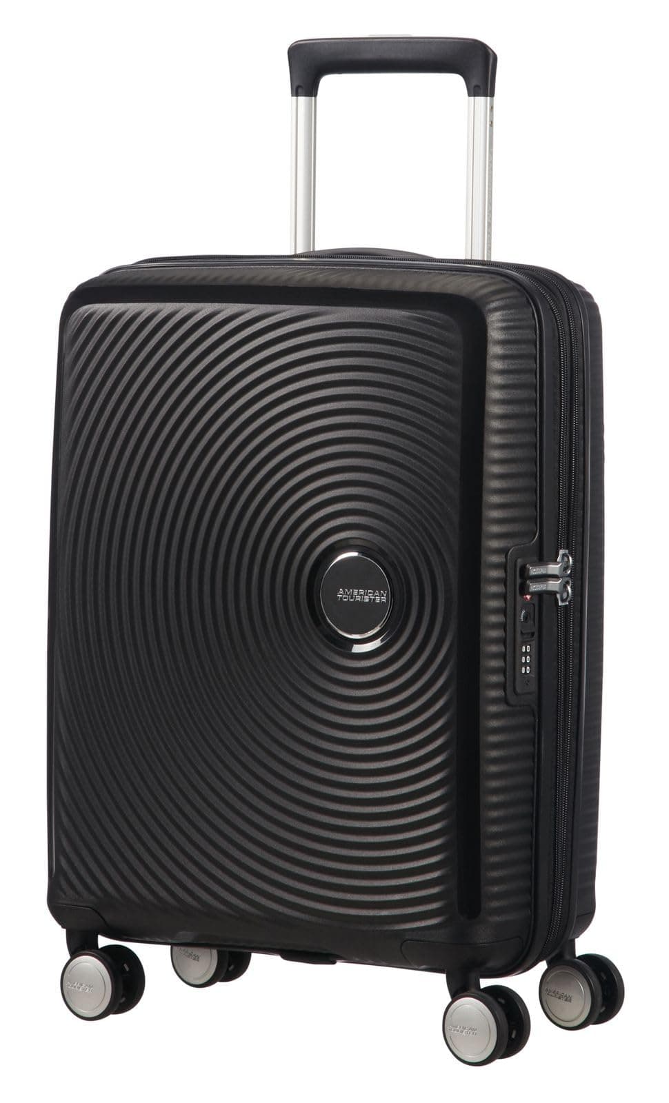 American Tourister Soundbox - Spinner S Expandible Maleta de Cabina, 55 cm, 35.5/41 L, Negro (Bass Black) — view 3