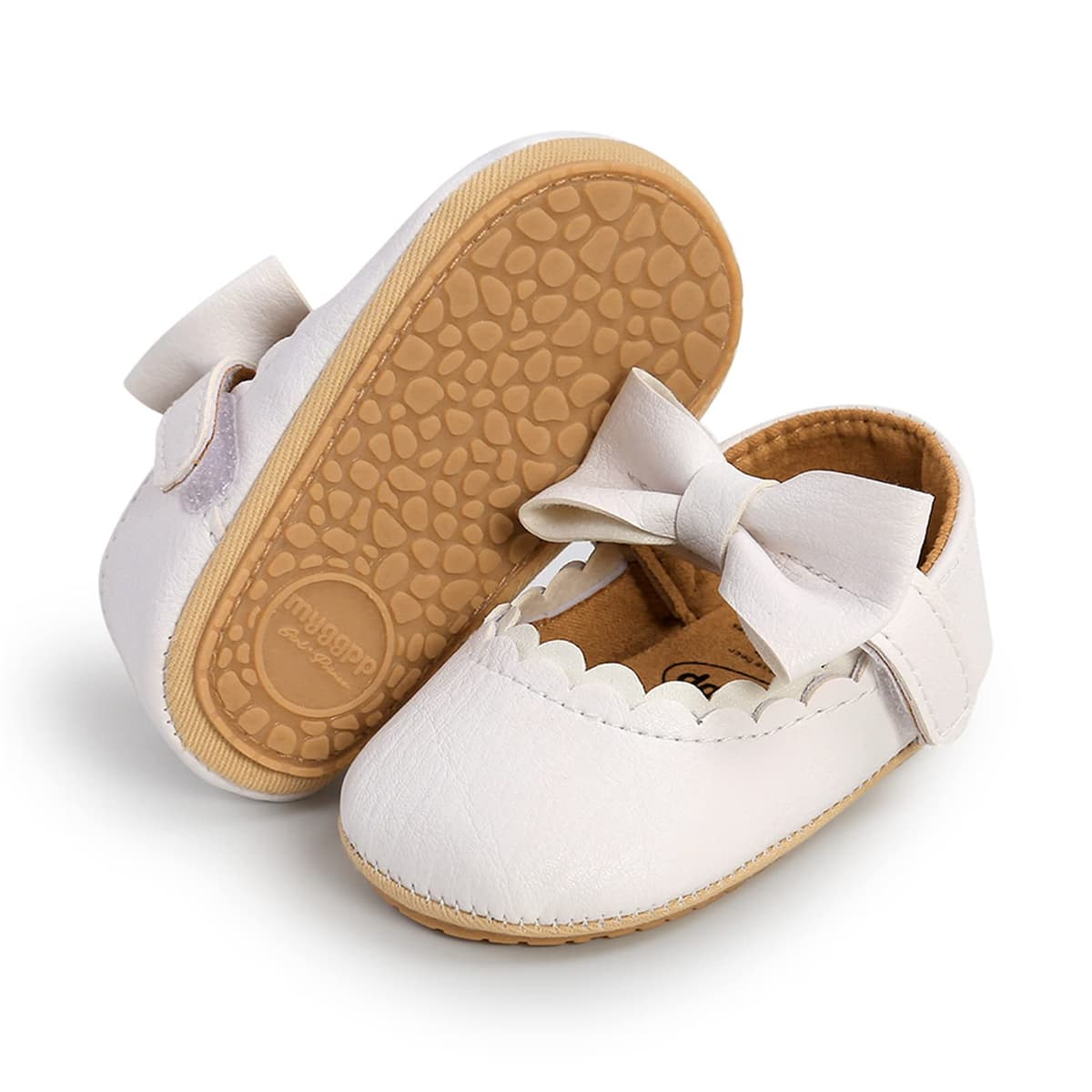 RVROVIC Baby Girl Moccasins Infant Princess Sparkly Premium Lightweight Soft Sole Prewalker Toddler Girls Shoes — view 4