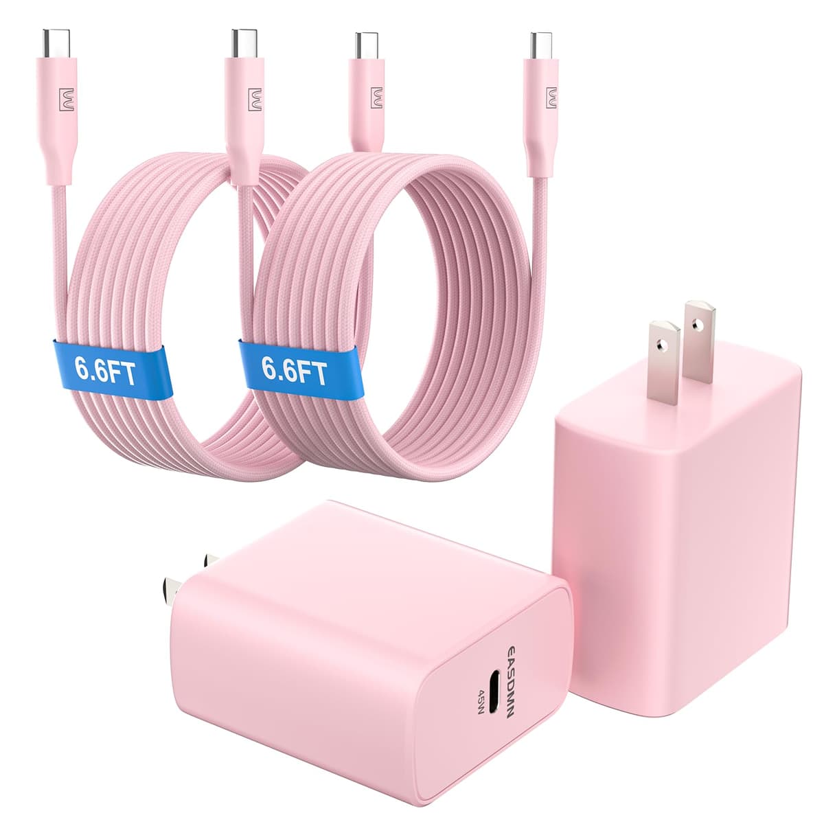 Super Fast Charger Type C, [2 Pack] USB-C Charger PD/PPS Wall Charging Block for Samsung Galaxy S26 Ultra/S25 Ultra/S25+/S25/S24/S23 Ultra/S23+/S22 Ultra/S22+/S20 Ultra, Tab S8(with 2X 6.6ft Cable) — view 16