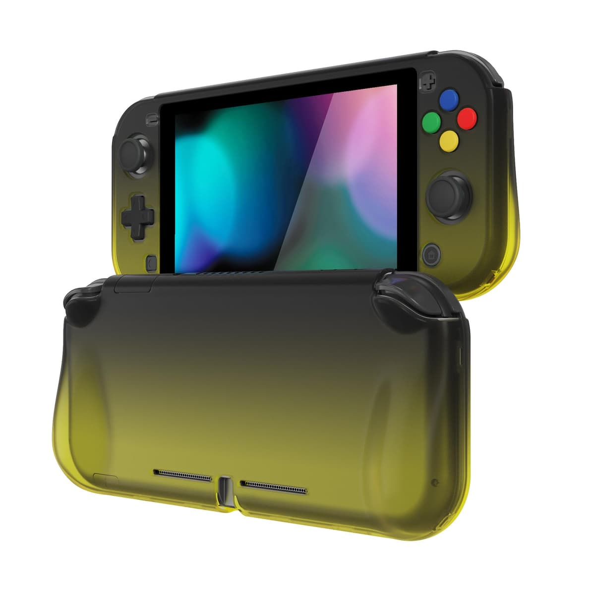 playvital ZealProtect Protective Case for Nintendo Switch Lite, Hard Shell Grip Cover for Nintendo Switch Lite w/Screen Protector & Thumb Grip Caps & Button Caps - Antique Yellow — view 36