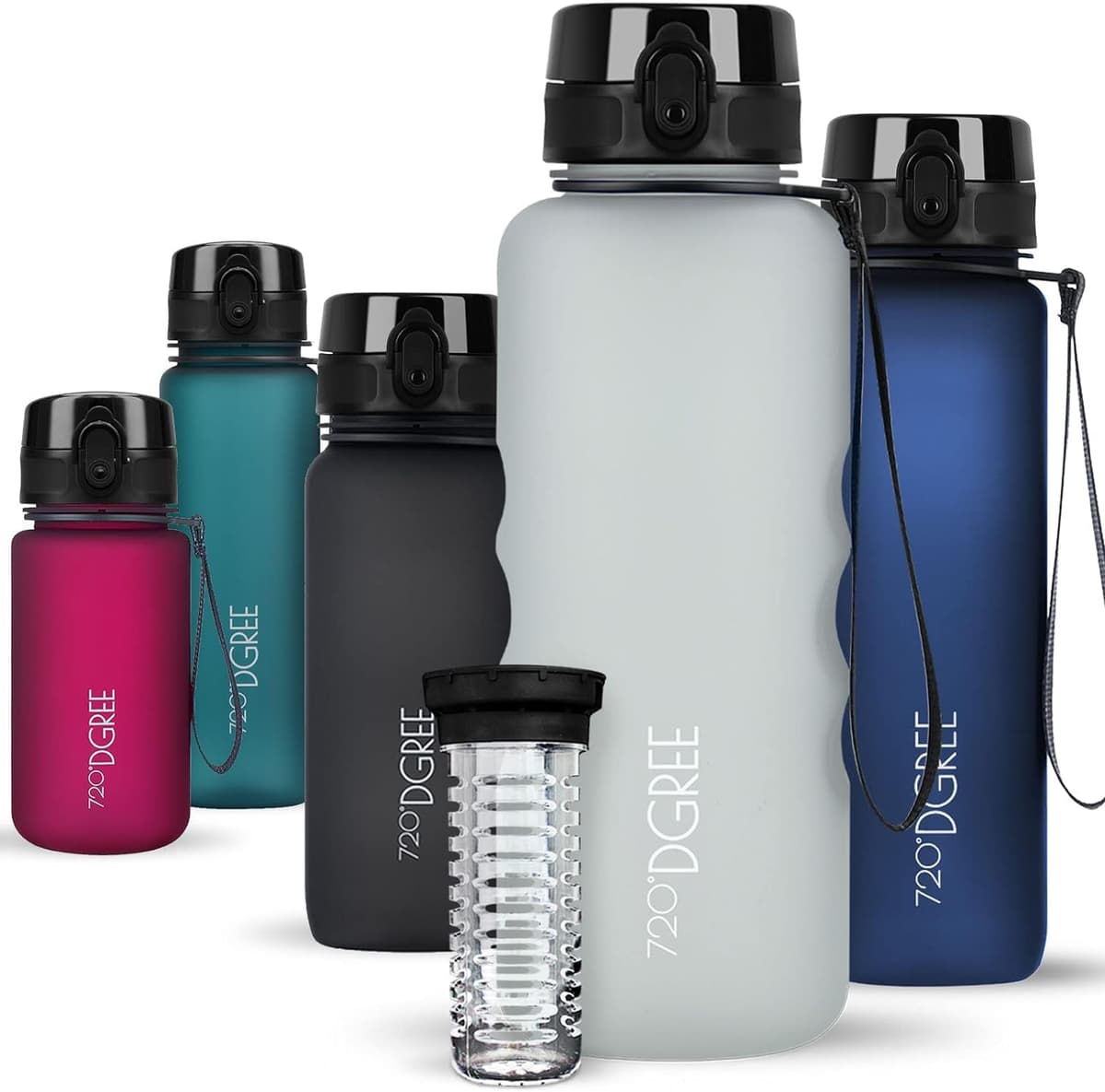 720°DGREE Botella de agua uberBottle – 1,5 litros, 1500ml | Novedosa botella deportiva | Sin BPA | Ideal para niños, fitness, deportes, fútbol, guardería, escuela, pequeños, antigoteo — view 316