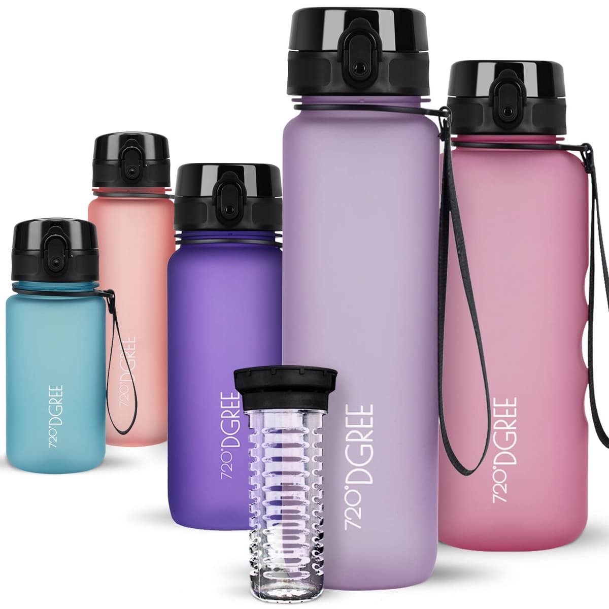 720°DGREE Botella de agua uberBottle – 1,5 litros, 1500ml | Novedosa botella deportiva | Sin BPA | Ideal para niños, fitness, deportes, fútbol, guardería, escuela, pequeños, antigoteo — view 290