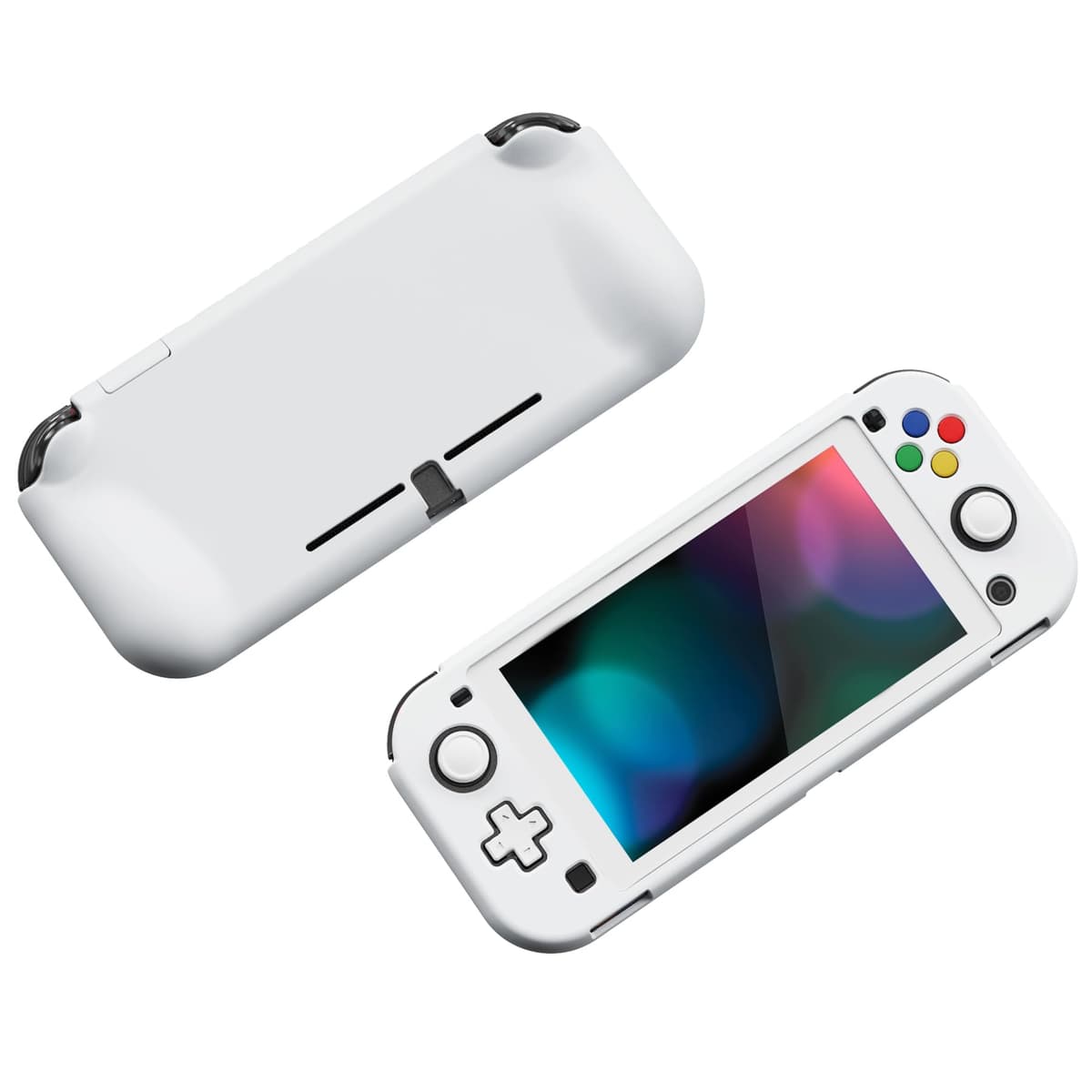 PlayVital ZealProtect Funda Protectora Dura para Nintendo Switch Lite Accesorios Carcasa con Protector de Pantalla & Tapas de Agarre para el Pulgar & Pegatinas de ABXY Dirección Botón — view 5
