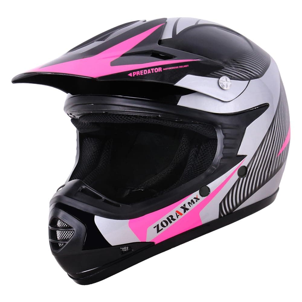 Zorax Black M (51-52cm) Kids MX Motocross Helmet Children Motorbike Dirt Bike Helmet ECE 22-06 — view 23