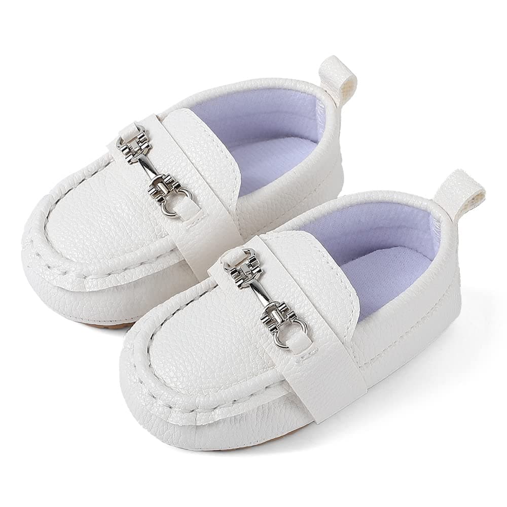 MASOCIO Baby Boys Moccasin Shoes Infant First Walking Casual Flats Shoes — view 2