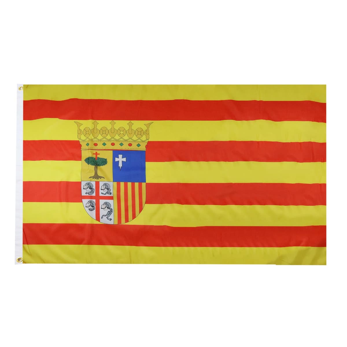 AZ FLAG - Bandera Extremadura - 90x60 cm - Bandera Extremeña 100% Poliéster Con Ojales de Metal integrados - 50g - Colores Vivos Y Resistente A La Decoloración — view 9